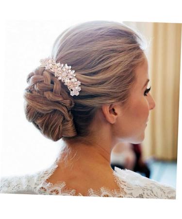 Ipetboom 1pc Womens Hair Clips Rhinestone Hair Comb Hair Barrettes for Women Hair Combs Bridal Haircombs Alloy Haircombs Rhinestone Haircombs for Women European and American Bride Headgear - Buy Online on GoSupps.com