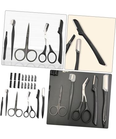 FRCOLOR Eyebrow Trimming Kit - Plastic Hair Remover Tool & Women's Razors for Face & Brow Grooming | International Shipping - Buy Online on GoSupps.com