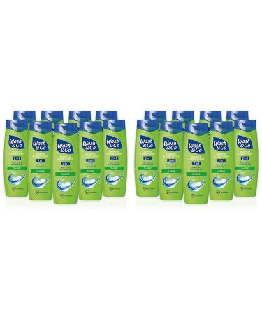 Wash & Go 2 in 1 Classic Shampoo and Conditioner X 9 bottles (Pack of 2)