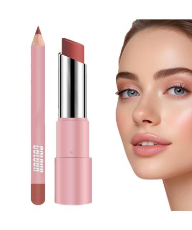 G n rique Moisturizer Lip Balm Women's Lip Liner Pencil 3.19in Brightening Non Sticky Formula Hydrating Skin Cares Product for Business Trip Home School Traveling Daily Use