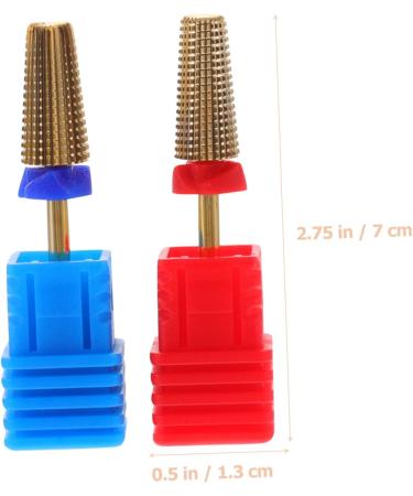 HAPINARY Pedicure Kit Tips Cuticle Bit for Grinder Bit Cuticle Remover Polishing Tungsten Steel Set Gel Pedicure Kit - Buy Online on GoSupps.com