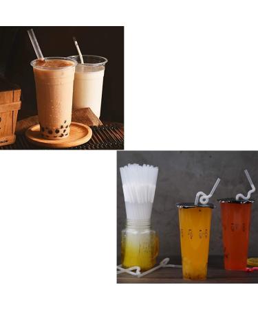 100PCS Flexible Drinking Straws 9" x 0.2"Plastic Straws Disposable Plastic Drinking Straws Disposable Stir Sticks Bendable Straws for Home Parties Bar Beverage Shops - Buy Online on GoSupps.com