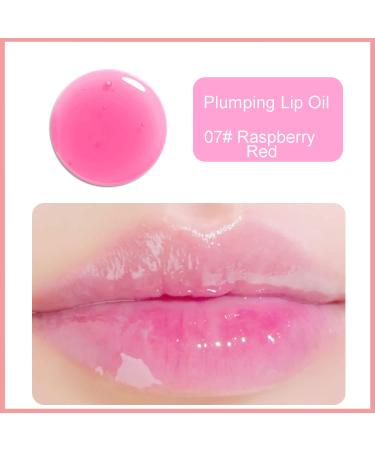 Meilury Plumping Lip Oil - Hydrating Gloss for Lasting Moisture & Nourishment (07 Raspberry Red) - Buy Online on GoSupps.com