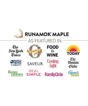 Runamok Maple Bourbon Barrel Aged Maple Syrup Authentic Vermont Sweetener for Cocktails, Cheese, Pancakes 8.45 Fl Oz - Buy Online on GoSupps.com