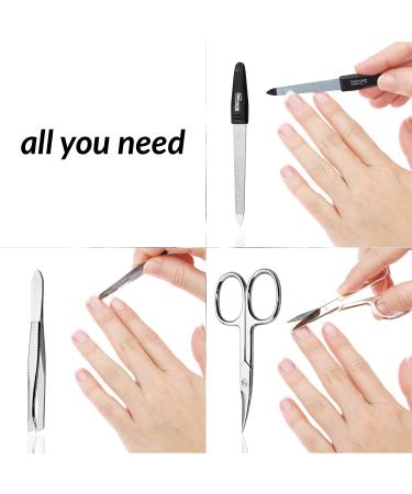 Buy marQus 3-Piece Travel Manicure Set - Solingen Nail Care Scissors & File | Perfect for On-The-Go Grooming - Buy Online on GoSupps.com