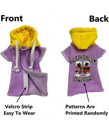 Lizard Clothes for Bearded Dragons Reptile Apparel Handmade Cotton Material Hoodies Sweater for Skin Protection Photo Party for Crested Gecko Chameleon Purple L - Buy Online on GoSupps.com