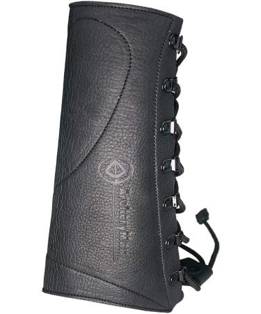 ArcheryMax Handmade Leather Arm Guard - Black | Shooting Arm Guard - Buy Online on GoSupps.com