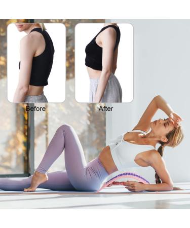 Buy Back Extensor & Massage Device - Multi-Stage Lumbar Support for Office Chairs - Alleviate Muscle Tension | Pink - Buy Online on GoSupps.com