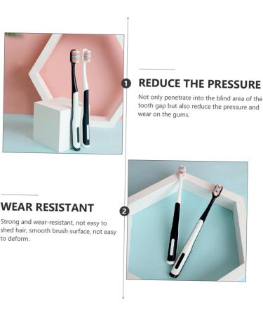 Extra Soft Paternity Month Toothbrush Set - 4 Piece Micro Manual Tooth Cleaning Tool for Pregnant Women - PBT Bristles for Gentle Oral Care - Buy Online on GoSupps.com