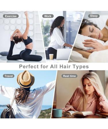 Heatless Curlers - Calp Lock Winders for Stunning Waves Overnight | DIY Styling for Short & Long Hair | Green - Buy Online on GoSupps.com