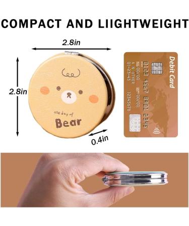 Pocket Mirror Set - 6 Piece Mini Travel Makeup Compact Mirrors for Women - Buy Online on GoSupps.com