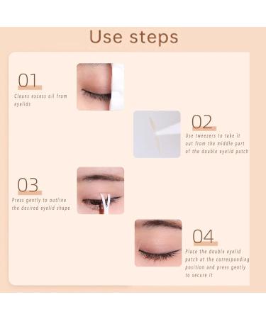 240PCS Satvee Eyelid Tapes - Waterproof Double Eyelid Tapes Generalizy Eyelid Tape Finaugurate Glue-Free Invisible Double Eyelid Sticker (M Olive Type) 1 count (Pack of 240) - Buy Online on GoSupps.com