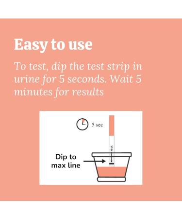Early Detection Pregnancy Test Strips - 20ct 10 MIU/mL hCG Over 99% Accurate Fast Results Individually Wrapped & Cost-Effective - Buy Online on GoSupps.com