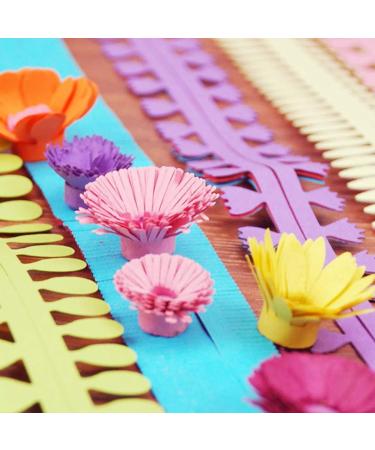 143 PCS Paper Quilling Strips Flower Design Set - Handmade Quilling Flowers for Crafts & Home Decoration - Buy Online on GoSupps.com