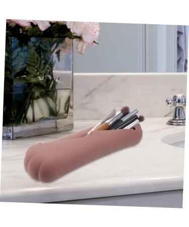 Portable Eyeshadow Brush Storage Box Travel Brush Organizer Cosmetic Brush Covers Traveling Silicone Makeup Brush Makeup Brush Holder Travel - Cosmetic Bag Silica Gel - Buy Online on GoSupps.com