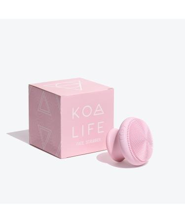 Koa Life Electric Face Scrubber | Deep Cleansing Facial Brush for Sensitive Skin | Exfoliator & Beauty Tool - Pink - Buy Online on GoSupps.com