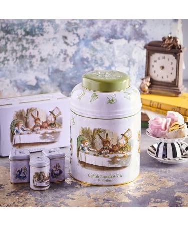 New English Teas Bo te th ronde Alice au pays des merveilles avec 80 sachets de th noir English Breakfast - Buy Online on GoSupps.com