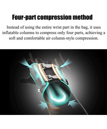 FoRes Inflatable Wrist Brace - 4-Way Compression Support for Tendonitis Arthritis & Carpal Tunnel - Breathable Mesh - Medium Right Hand - Buy Online on GoSupps.com