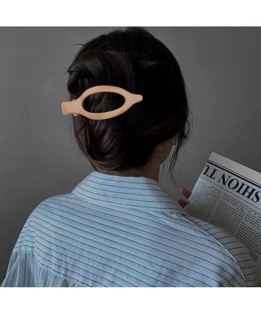 ATODEN Alligator Hair Clips Set - 3Pcs Medium Flat Sectioning Hair Accessories in Black | Duck Billed Clamps for Women - Buy Online on GoSupps.com