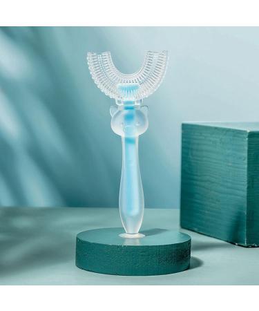 U-Shaped Toothbrush Cute 360 Oral Teeth Cleaning Baby Silicone Toothbrush Brush Cleaning and Care Convenient Toothbrush Oral - Buy Online on GoSupps.com