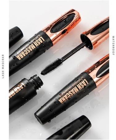 4D Mascara Volume Lengthen Curl Warm Water Removable Smudge Proof 24 Hour Makeup Holding - Buy Online on GoSupps.com