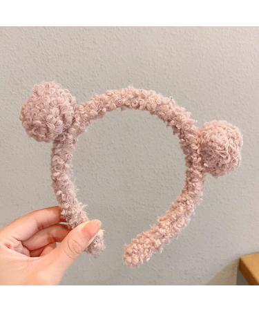 scicent Headbands for Girls Fluffy Bear Ears Hairbands Party Decoration Cosplay Costume Head Band Daily Wear and Makeup Hair Bands for Girls Kids Women 10803 - Buy Online on GoSupps.com