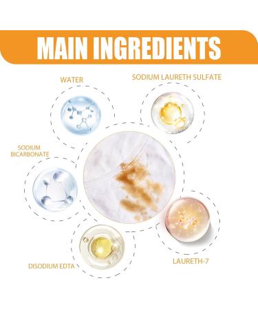 Fovolat Stain for Clothes | Multipurpose Remover for Clothes Stain Remover Lightweight Travel Stain Remover Bleach Stain Remover for Coffee Stains Oil Stains - Buy Online on GoSupps.com
