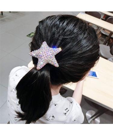 Xiwstar 2Pcs Luxury Bling Crystal Hair Bands | Rhinestone Bracelet Hair Bow Ties for Women & Girls - Buy Online on GoSupps.com