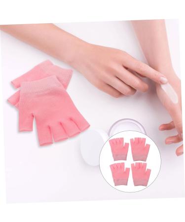 HONMEET 2 Pairs Gel Gloves Moisturizing Gloves Overnight Moisturising Gloves for Beauty Care Gloves Cotton Moisturizing Gloves Moisture Gloves Dry Hands Hand Gloves Spa Gloves Dipping 16X13X1CM - Buy Online on GoSupps.com