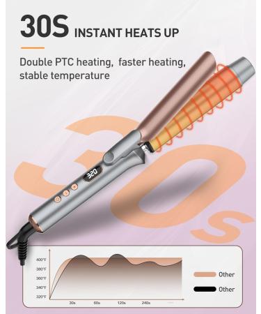 Dual Voltage Ceramic Curling Wand 1 1/4 Inch Barrel - Perfect for Long-Lasting Curls on All Hair Types - Buy Online on GoSupps.com
