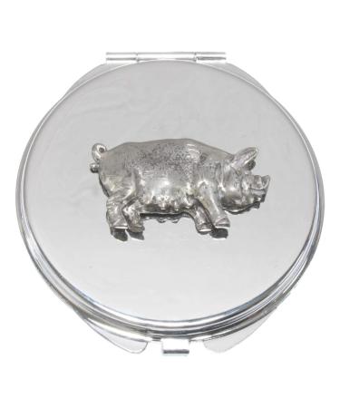 Pig Compact Mirror Handbag Gift With Free Engraving 272