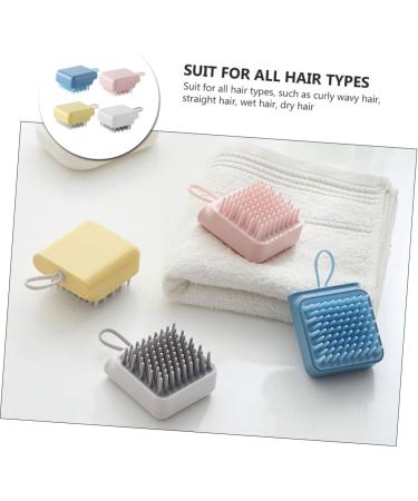 TOVINANNA 8 STK Massage Shampoo Brush Set - Baby Comb Shower Brush & Scalp Scrubber for Body & Hair Care - Multifunction Pebble Gel Massage Tool - Buy Online on GoSupps.com