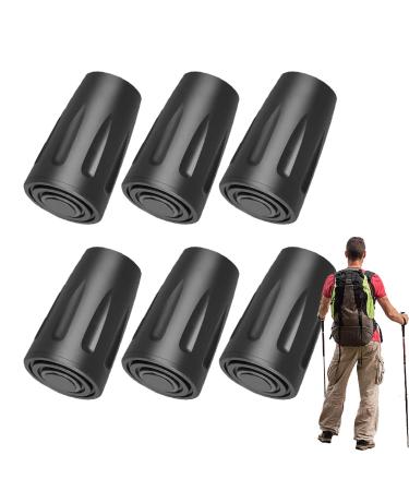 Walking Stick Rubber Tip Replacement - Rubber Crutch Tips | Rubber Leg Tips Cane Accessories for Seniors Walker Leg Caps Rubber Feet No-Slip Grip Extra Stability Littryee