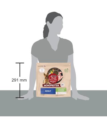 Purina One Mini Monoprotein Turkey Dog Food 6 Packs of 1.2 kg - Buy Online on GoSupps.com