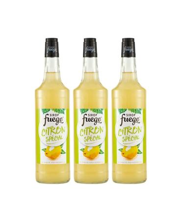 Fuego Lemon Special Tart Syrup - 3 x 1 L