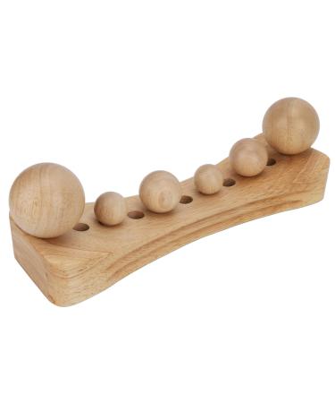 Psoas muscle release tool body massage tool with 6 massage heads trigger-point wood massage device muscle-strecter device for occipital cordus back - Buy Online on GoSupps.com