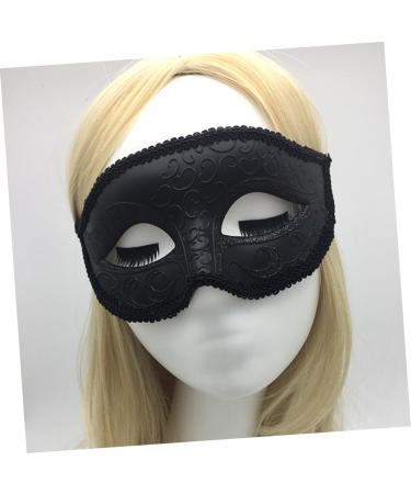 FOMIYES Halloween Unique Masquerade Black Maskes Halloween Black Costume Eye Black Outfits Stand Out Costumes Makeup Dreses Make up Men and Women - Buy Online on GoSupps.com