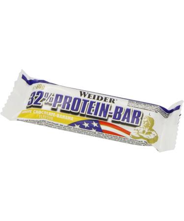 Weider 32% Protein White Chocolate Banana Bar - Pack of 4 (4 x 60g) | Buy Internationally Online - Buy Online on GoSupps.com