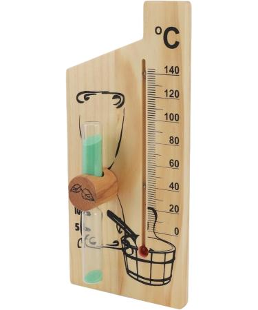 Versatile Sauna Hourglass & Thermometer | Premium Hourglass for Optimal Sauna Experience - Buy Online on GoSupps.com