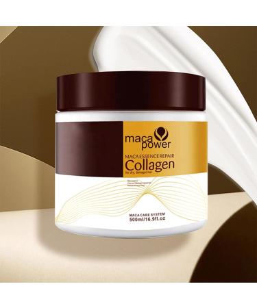 Collagen Hair Treatment 16.90 oz 500 ml - Collagen Hair Mask - Conditioning Argan Oil Hair Mask - Collagen Hair Mask Essence for Dry Damaged Hair - Buy Online on GoSupps.com