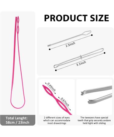30 Pcs 66 XL Drawstring Replacement Cords with Easy Threaders for Hoodies, Pants, Jackets - Clothing Drawstring Kit - Buy Online on GoSupps.com