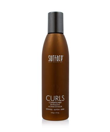 Surface Hair Curls Conditioner To Moisturize Cleanse Soften And Shine - Sulfate-Free And Paraben-Free Natural Frizzy Hair Protection Various Sizes 6 Fl Oz (Pack of 1)