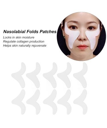 Fading Nasolabial Fold Stickers | V-Shape Collagen Patches for Youthful Skin | Rejuvenate & Restore at Beauty Salons - International Shipping Available - Buy Online on GoSupps.com