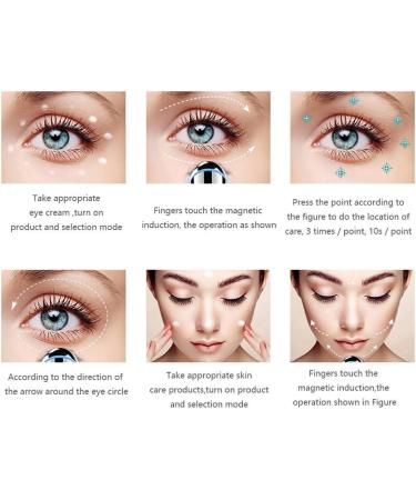 SHXP Eye Massager Reduce Dark Circles Stimulate Circulation Warm Sound Vibration Relax and Relieve Feeling of Fatigue Improve Skin Firmness. - Buy Online on GoSupps.com