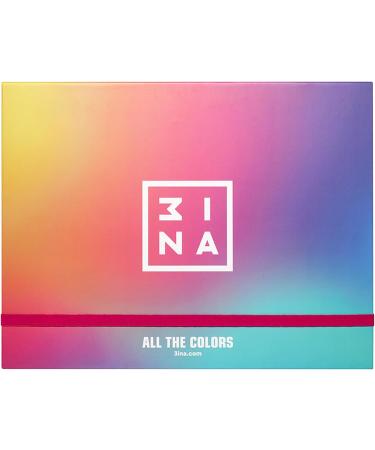 3INA MAKEUP All The Colors palette multicolor eyeshadow palette longlasting shades multicolor eyeshadow with 56 shades of matte glitter and metallic finish vegan not tested on animals - Buy Online on GoSupps.com