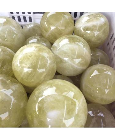 Meditation Gift 1PC Crystal Ball Natural Yellow Crystal Yellow Crystal Meditation to Cure The Original Stone Grind Home Office Crystal Ornaments (Size : 8-9cm) - Buy Online on GoSupps.com