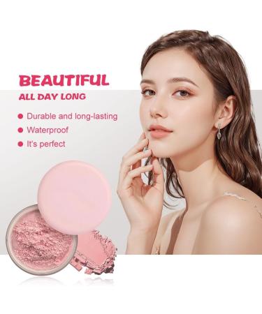SHEMINES Blurring Setting Powder Beauty Pink Setting Powder Waterproof Setting Powder Lightweight Texture Beauty Blurring Setting Powder Suitable for All Skin Tones - Buy Online on GoSupps.com