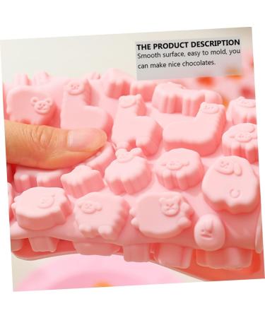 2pcs Chocolate Silicone Mold Silicone Jelly Mold Muffin Chewing Gum Candle Molds Silicone Soap Molds Cupcake Baking Pan Rubber Candy Molds Biscuit Cartoon Silica Gel Chocolate Mold 23.2X12.9X1.1CM Random Color - Buy Online on GoSupps.com