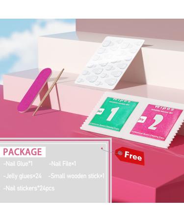 KXAMELIE Matte Press on Nails - Green Swirl Gold Lines Coffin Fake Nails (24 PCS) | Unique Nail Art for Women - Buy Online on GoSupps.com