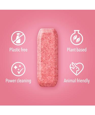 OceanSaver Eco Multi-Surface Bathroom Cleaner - 5x 10ml Refills | Plant-based Formula for Toilet, Sink & Shower | Pomegranate Scent - Cruelty-Free & Plastic-Free - Buy Online on GoSupps.com